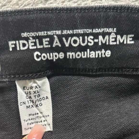 H&M Black Skinny Jeans Sleek Fit - Picture 4 of 5